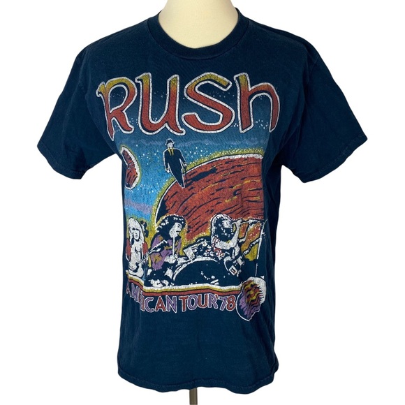 Vintage Other - Men’s Vintage Rush American Tour ‘78 Graphic Band Tee